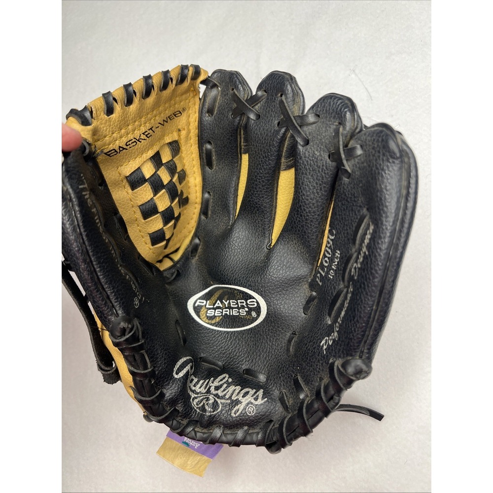 Rawlings Baseball Glove 10" Youth PL609C Players Series RHT EUC